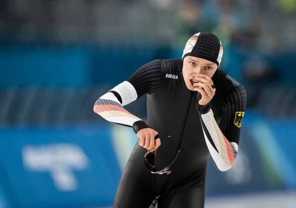 MILANO CORTINA 2026 - OLYMPISCHE WINTERSPIELE - MAILAND - EISSCHNELLLAUF 1000 METER HERREN ** NUR FÜR REDAKTIONELLE ZWECKE ** EDITORIAL USE ONLY **<p>11 02 2026-Mailand: Olympische Winterspiele Milano Cortina 2026 Eisschnelllauf Milano Speed skating, Eisschnelllauf Stadium Event: 1000 Meter Herren im Foto: Finn Sonnekalb (GER) nach seinem Lauf ( Italien Milano Mailand Copyright: SaschaxFromm *** MILANO CORTINA 2026 OLYMPIC WINTER GAMES MILAN WILMANES SPEED SKATING 1000 METERS MEN FOR EDITORIAL PURPOSES ONLY EDITORIAL USE ONLY p 11 02 2026 Milan Winter Olympics Milano Cortina 2026 Speed Skating Milano Speed Skating Stadium Event 1000 Meters Men in photo Finn Sonnekalb GER after his run Italy Milano Milan Copyright SaschaxFromm Copyright: SaschaxFromm doc84j8b0znjki15xufba42 ,EDITORIAL USE ONLY
