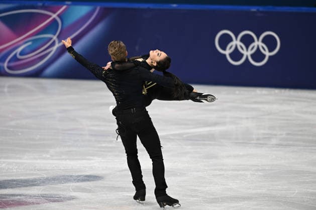 REED Allison AMBRULEVICIUS Saulius (LTU) during Figure skating, Eiskunstlauf Ice Dance, Olympic Winter games, Winterspiele,Spiele, Summer games Milano-Cortina 2026 in Milan, Italy, February 11 2026  Copyright: xFilippoxTomasi IPAxSportx xipa-agency.netx xx IPA_71334847 IPA_Agency_IPA71334847