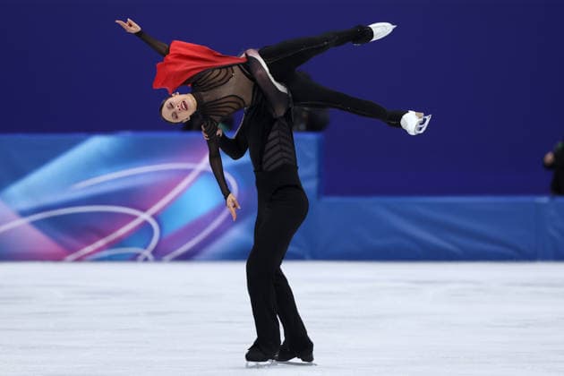 Madison Chock Evan Bates (USA) during the Olympic Winter games, Winterspiele,Spiele, Summer games Milano-Cortina 2026, Figure skating, Eiskunstlauf Ice Dance on February 11, 2026 at Milano Ice Skating Arena in Milan  Copyright: xFabrizioxCarabelli IPAxSportx xipa-agency.netx xx IPA_71336194 IPA_Agency_IPA71336194