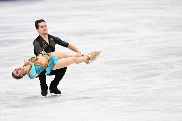 GIOCHI OLIMPICI - Olimpiadi Invernali Milano-Cortina 2026 - Figure skating, Eiskunstlauf Ice Dance LAURIAULT Marie-Jade le GAC Romain (CAN) during Figure Skating Ice Dance, Olympic Winter games, Winterspiele,Spiele, Summer games Milano-Cortina 2026 in Milan, Italy, February 11 2026 Cortina D Ampezzo Italy  Copyright: xIPAxSport ABACAx