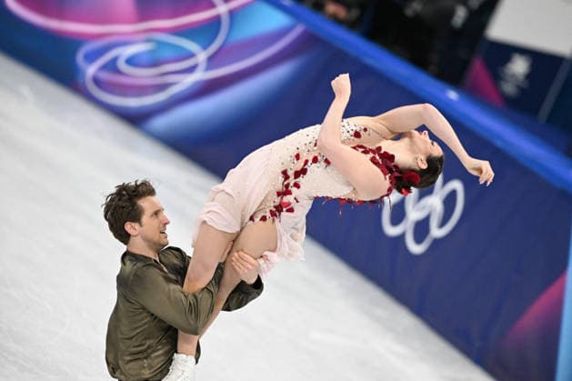 GIOCHI OLIMPICI - Olimpiadi Invernali Milano-Cortina 2026 - Figure skating, Eiskunstlauf Ice Dance CARREIRA Christina PONOMARENKO Anthony (USA) during Figure Skating Ice Dance, Olympic Winter games, Winterspiele,Spiele, Summer games Milano-Cortina 2026 in Milan, Italy, February 11 2026 Cortina D Ampezzo Italy  Copyright: xIPAxSport ABACAx