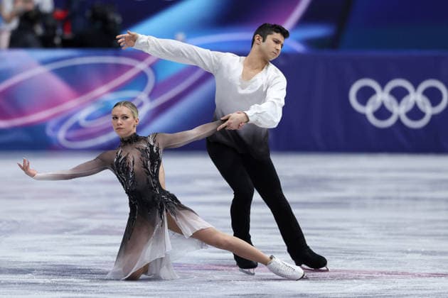 GIOCHI OLIMPICI - Olimpiadi Invernali Milano-Cortina 2026 - Figure skating, Eiskunstlauf Ice Dance Marjorie Lajoie Zachary Lagha (CAN) during the Olympic Winter games, Winterspiele,Spiele, Summer games Milano-Cortina 2026, Figure Skating Ice Dance on February 11, 2026 at Milano Ice Skating Arena in Milan Cortina D Ampezzo Italy  Copyright: xIPAxSport ABACAx