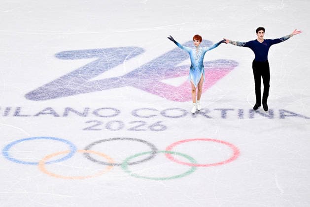 Evgeniia LOPAREVA & Geoffrey BRISSAUD (FRA), during Ice Dance Free Dance, at the Olympic Winter games, Winterspiele,Spiele, Summer games Milano Cortina 2026, at Milano Ice Skating Arena, on February 11, 2026 in Milan, Italy. Noxthirdxpartyxsales  aflo_319404008