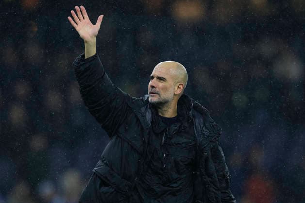 Manchester City v Fulham, Premier League Pep Guardiola the Manchester City manager celebrates the 3-0 win at the end of the Premier League match between Manchester City and Fulham at the Etihad Stadium, Manchester, UK on 11 February 2026. Manchester Etihad Stadium Manchester UK Editorial use only DataCo restrictions apply See www.football-dataco.com , Copyright: xConorxMolloyx PSI-23725-0072