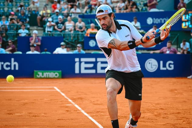ATP_ARGENTINA_OPEN_2026 BUENOS AIRES, AR - 11.02.2026: ATP_ARGENTINA_OPEN_2026 - Buenos Aires, Argentina. February 11, 2026 . Matteo Berrettini (ITA) in action during the Round of 16 match at the Argentina Open 2026. (Photo: Lucas Mangi Fotoarena) x2882308x  LucasxMangi
