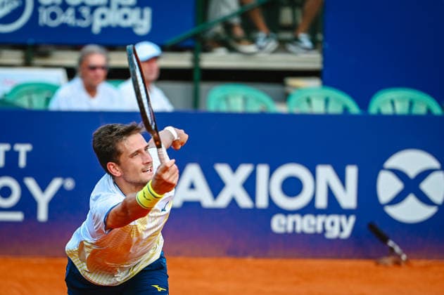 ATP_ARGENTINA_OPEN_2026 BUENOS AIRES, AR - 11.02.2026: ATP_ARGENTINA_OPEN_2026 - Buenos Aires, Argentina. February 11, 2026 . Vit Kopriva (CZE) in action during the Round of 16 match at the Argentina Open 2026. (Photo: Lucas Mangi Fotoarena) x2882311x  LucasxMangi