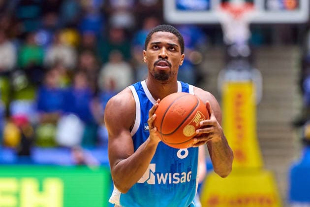 Portrait, Portraet, Free throw by William Christmas Frankfurt Skyliners, 08 at free throw GER, Skyliners Frankfurt vs Gladiators Trier, Basketball, 19 Matchday, EasyCredit Bundesliga, Season 2025 2026, 11 02 2026 GER, Skyliners Frankfurt vs Gladiators Trier, Basketball, 19 Matchday, EasyCredit Bundesliga, Season 2025 2026, 11 02 2026 Frankfurt Main Copyright: xEibner-Pressefoto GeraldxOelze-dexStoppanyx EP_ODS