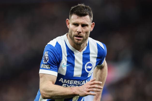 Birmingham, England, 11th February 2026. James Milner of Brighton and Hove Albion during the Aston Villa vs Brighton and Hove Albion Premier League match at Villa Park, Birmingham. Picture credit should read: Gareth Evans Sportimage EDITORIAL USE ONLY. No use with unauthorised audio, video, data, fixture lists, club league logos or live services. Online in-match use limited to 120 images, no video emulation. No use in betting, games or single club league player publications. SPI_117_GE_AVL_vs_BHA SPI-4521-0117