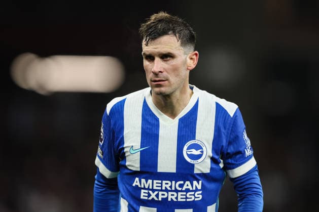 Birmingham, England, 11th February 2026. Pascal Groß of Brighton and Hove Albion during the Aston Villa vs Brighton and Hove Albion Premier League match at Villa Park, Birmingham. Picture credit should read: Gareth Evans Sportimage EDITORIAL USE ONLY. No use with unauthorised audio, video, data, fixture lists, club league logos or live services. Online in-match use limited to 120 images, no video emulation. No use in betting, games or single club league player publications. SPI_118_GE_AVL_vs_BHA SPI-4521-0118