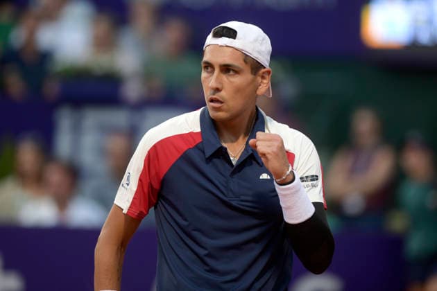 Tenis, Alejandro Tabilo vs Joao Fonseca. ATP, Tennis Herren 250 Buenos Aires 2026. El tenista chileno Alejandro Tabilo es fotografiado contra Joao Fonseca de Brasil durante el ATP 250 en Buenos Aires, Argentina. 11 02 2026 Mariano Garcia UNAR Photosport Tennis, Alejandro Tabilo vs Joao Fonseca 2026 Buenos Aires ATP 250. Chile™s tennis player Alejandro Tabilo is pictured against Joao Fonseca of Brazil during the ATP 250 match in Buenos Aires, Argentina. 11 02 2026 Mariano Garcia UNAR Photosport Alejandro Tabilo vs Joao Fonseca, ATP 250 Buenos Aires 2026 