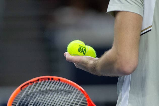February 11, 2026, Frisco, Texas, USA: TAYLOR FRITZ (USA) holds tennis balls during a menÃ¢â‚¬â ¢s singles match at 2026 Nexo Dallas Open at The Ford Center at The Star in Frisco, Texas. Taylor Fritz defeated Brandon Nakishima, 6:3, 6:4. Frisco USA - ZUMAh193 20260211_zsp_h193_154 Copyright: xDanielxMcGregor-Huyerx