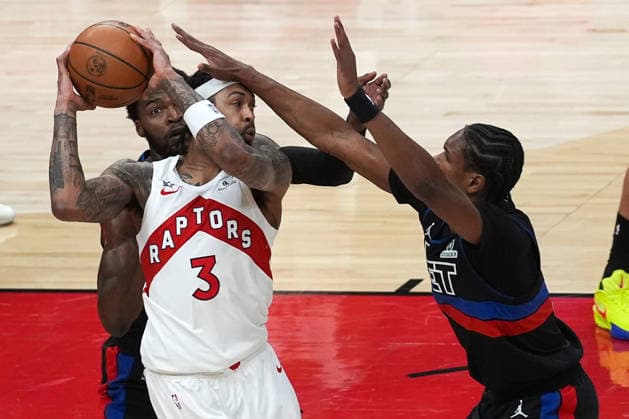 Detroit Pistons v Toronto Raptors TORONTO, CANADA - FEBRUARY 11 : Brandon Ingram (3) of Toronto Raptors in action during the NBA, Basketball Herren, USA basketball game between Detroit Pistons and Toronto Raptors at the Scotiabank Arena on February 11, 2026 in Toronto, Ontario, Canada. Mert Alper Dervis Anadolu Ontario Canada. Editorial use only. Please get in touch for any other usage.  Copyright: x2026xAnadoluxMertxAlperxDervisx