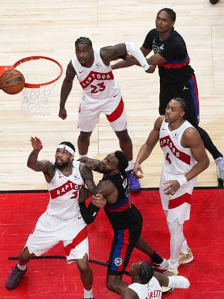 Detroit Pistons v Toronto Raptors TORONTO, CANADA - FEBRUARY 11 : Brandon Ingram (3) of Toronto Raptors in action against Paul Reed (7)of Detroit Pistons during the NBA, Basketball Herren, USA basketball game between Detroit Pistons and Toronto Raptors at the Scotiabank Arena on February 11, 2026 in Toronto, Ontario, Canada. Mert Alper Dervis Anadolu Ontario Canada. Editorial use only. Please get in touch for any other usage.  Copyright: x2026xAnadoluxMertxAlperxDervisx