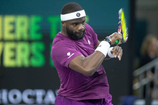 February 11, 2026, Frisco, Texas, USA: FRANCIS TIAFOE (USA) swings his racket during a menÃ¢â‚¬â ¢s singles match at 2026 Nexo Dallas Open at The Ford Center at The Star in Frisco, Texas. Sebastian Korda defeated Frances Tiafoe 7:5, 6:1 Frisco USA - ZUMAh193 20260211_zsp_h193_177 Copyright: xDanielxMcGregor-Huyerx