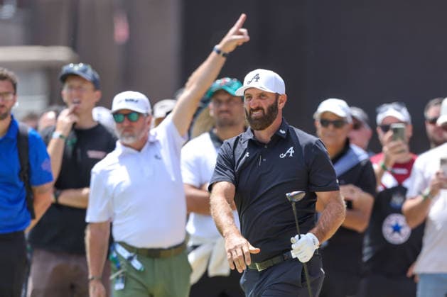 LIV GOLF ADELAIDE, Dustin Johnson of 4Aces GC during Round 1 of the LIV Golf Adelaide at The Grange Golf Club in Adelaide, Thursday, February 12, 2026. ( NO ARCHIVING, EDITORIAL USE ONLY ADELAIDE SOUTH AUSTRALIA AUSTRALIA  Copyright: xMATTxTURNERx 20260212144143960449
