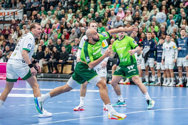 Handball Bundesliga HSG Wetzlar Füchse Berlin, 11 02 26 Cyrill Akakpo HSG Wetzlar, 20 , Josip Simic HSG Wetzlar, 10 , Max Darj Füchse Berlin, 5 , Mathias Gidsel Füchse Berlin, 19 Handball Bundesliga HSG Wetzlar Füchse Berlin Wetzlar, 11 02 26 Copyright: xBEAUTIFULxSPORTS Roeczeyx