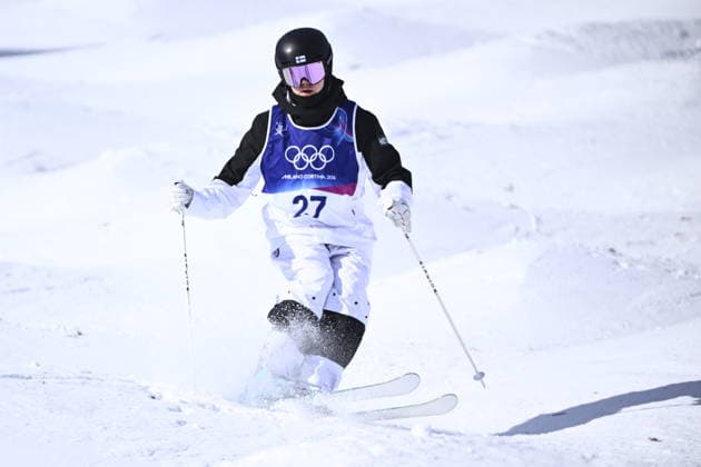 LIVIGNO, ITALY 20260212 Finland s Severi Vierelä tests before the men s mogul qualification during the Winter Olympics in Livigno, Italy. *** The image is included in the SPORTS PACKAGE. For others PAYMENT IMAGE *** LIVIGNO ITALY x10080x *** LIVIGNO, ITALY 20260212 Finland s Severi Vierelä tests before the men s mogul qualification during the Winter Olympics in Livigno, Italy The image is included in the SPORTS PACKAGE For others PAYMENT IMAGE LIVIGNO ITALY x10080x  Copyright: xFredrikxSandberg TTx OS 2026 PUCKELPIST KVAL