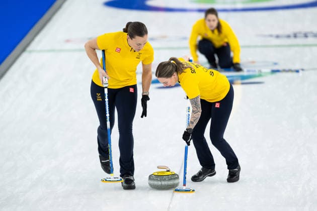 260212 Agnes Knochenhauer, Anna Hasselborg and Sofia Scharback of Sweden compete in a women s round robin curling match between Japan and Sweden during day 6 of the 2026 Winter Olympics on February 12, 2026 in Cortina. Photo: Joel Marklund BILDBYRAN kod JM JE0118 bbeng curling Olympic Games, Olympische Spiele, Olympia, OS olympics winter olympics os ol olympiska spel vinter-os olympiske leker milano cortina 2026 milan cortina 2026 milano cortina 2026 olympic games milano cortina 2026 winter olympic games milano cortina-os milano cortina-ol vinter-ol dam *** 260212 Agnes Knochenhauer, Anna Hasselborg and Sofia Scharback of Sweden compete in a women s round robin curling match between Japan and Sweden during day 6 of the 2026 Winter Olympics on February 12, 2026 in Cortina Photo Joel Marklund BILDBYRAN kod JM JE0118 bbeng curling olympic games olympics winter olympics os ol olympiska spel vinter os olympiske leker milano cortina 2026 milan cortina 2026 milano cortina 2026 olympic games milano cortina 2026 winter olympic games milano cortina os milano cortina ol vinter ol dam  Copyright: JOELxMARKLUND BB260212JM008