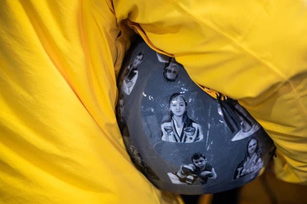 260212 Vladyslav Heraskevych of Ukraine with his helmet in the mixed zone during men™s skeleton round 1 during day 6 of the 2026 Winter Olympics on February 12, 2026 in Cortina. Photo: Jon Olav Nesvold BILDBYRAN COP 217 JE0120 skeleton Olympic Games, Olympische Spiele, Olympia, OS olympics winter olympics os ol olympiska spel vinter-os olympiske leker milano cortina 2026 milan cortina 2026 milano cortina 2026 olympic games milano cortina 2026 winter olympic games milano cortina-os milano cortina-ol vinter-ol 6 bbeng *** 260212 Vladyslav Heraskevych of Ukraine with his helmet in the mixed zone during men™s skeleton round 1 during day 6 of the 2026 Winter Olympics on February 12, 2026 in Cortina Photo Jon Olav Nesvold BILDBYRAN COP 217 JE0120 skeleton olympic games olympics winter olympics os ol olympiska spel vinter os olympiske leker milano cortina 2026 milan cortina 2026 milano cortina 2026 olympic games milano cortina 2026 winter olympic games milano cortina os milano cortina ol vinter ol 6 bbeng  Copyright: JONxOLAVxNESVOLD BB260212JE006