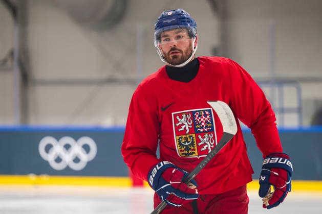 XXV Winter Olympic Games, Olympische Spiele, Olympia, OS in Milan, Italy, on February 12, 2026. Morning skate of the Czech Republic men s national Ice hockey, Eishockey team before match against Canada. From left: On the photo is seen Michal Kempny. (CTKxPhoto MichalxKamaryt) CTKPhotoP2026021203616  CTKPhotoP2026021203616