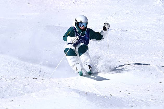 2026 WINTER Olympic Games, Olympische Spiele, Olympia, OS Jackson Harvey of Australia during the Men™s Moguls qualification round 2 at the Livigno Aerials and Moguls Park on day 6 of the 2026 Milano Cortina Winter Olympic Games in Livigno, Italy, Wednesday, February 11, 2026. ( NO ARCHIVING, EDITORIAL USE ONLY LIVIGNO SONDRIO ITALY  Copyright: xDANxHIMBRECHTSx 20260212177304936387