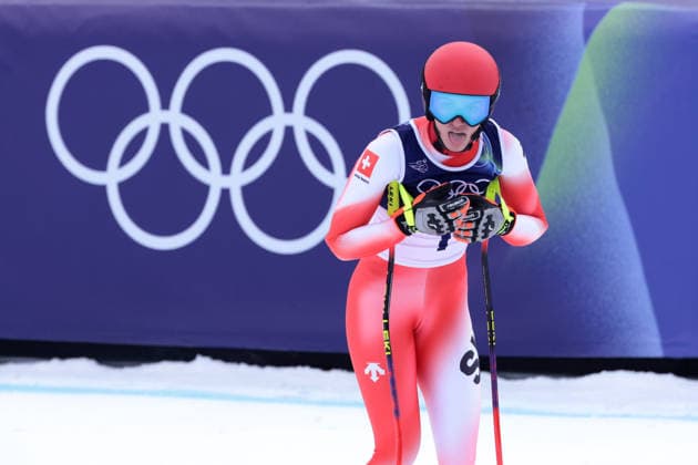 Malorie Blanc (SUI) during the Olympic Winter games, Winterspiele,Spiele, Summer games Milano-Cortina 2026, Alpine Skiing Women s Super-G on February 12, 2026 at Tofane Alpine Skiing Centre in Cortina D Ampezzo  Copyright: xLucianoxMariaxBisi IPAxSportx xipa-agency.netx xx IPA_71362474 IPA_Agency_IPA71362474