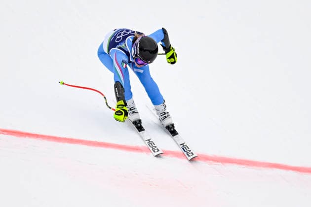 OLYMPICS - Winter Olympic Games, Olympische Spiele, Olympia, OS Milano Cortina 2026 CORTINA D AMPEZZO,ITALY,12.FEB.26 - OLYMPICS, ALPINE SKIING - Winter Olympic Games Milano Cortina 2026, Super G, women. Image shows Laura Pirovano (ITA).  GEPAxpictures xAlexanderxSolc