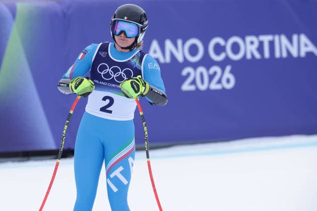 Laura Pirovano (ITA) during the Olympic Winter games, Winterspiele,Spiele, Summer games Milano-Cortina 2026, Alpine Skiing Women s Super-G on February 12, 2026 at Tofane Alpine Skiing Centre in Cortina D Ampezzo  Copyright: xLucianoxMariaxBisi IPAxSportx xipa-agency.netx xx IPA_71362573 IPA_Agency_IPA71362573