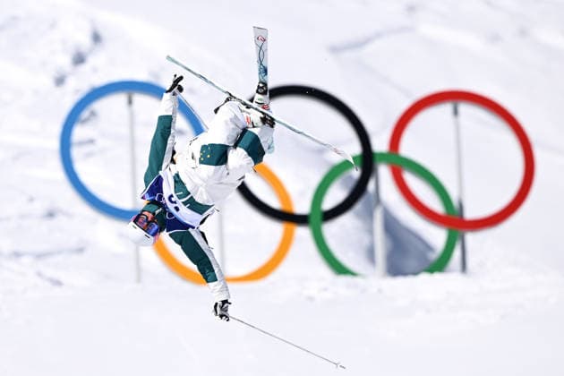 2026 WINTER Olympic Games, Olympische Spiele, Olympia, OS Cooper Woods of Australia during the Men™s Moguls qualification round 2 at the Livigno Aerials and Moguls Park on day 6 of the 2026 Milano Cortina Winter Olympic Games in Livigno, Italy, Wednesday, February 11, 2026. ( NO ARCHIVING, EDITORIAL USE ONLY LIVIGNO SONDRIO ITALY  Copyright: xDANxHIMBRECHTSx 20260212178737905341