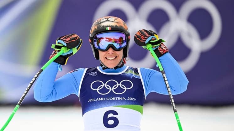 OLYMPICS - Winter Olympic Games, Olympische Spiele, Olympia, OS Milano Cortina 2026 CORTINA D AMPEZZO,ITALY,12.FEB.26 - OLYMPICS, ALPINE SKIING - Winter Olympic Games Milano Cortina 2026, Super G, women. Image shows Federica Brignone (ITA).  GEPAxpictures xAlexanderxSolc