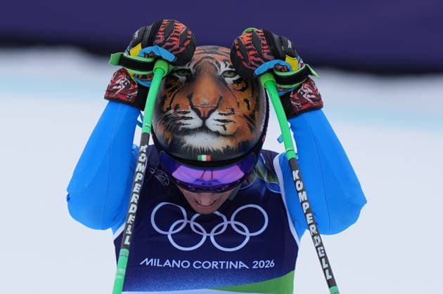 Italy s Federica Brignone during an alpine ski, women s super-G race, at the 2026 Winter Olympics, in Cortina d Ampezzo, Italy, Thursday, Feb. 12, 2026 (Photo Spada LaPresse)  Copyright: xSpada LaPressex