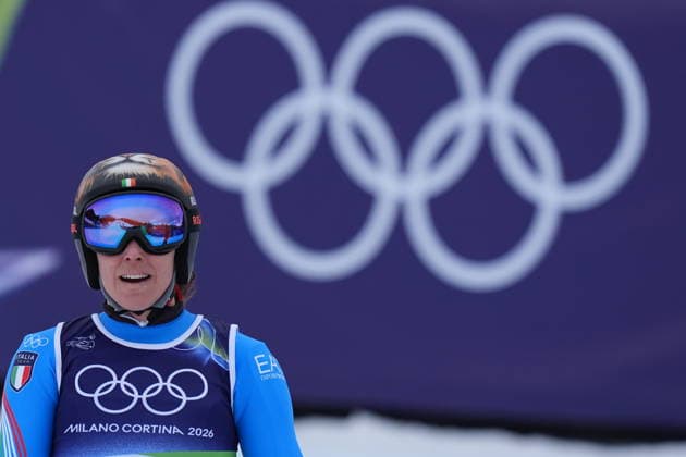 Italy s Federica Brignone during an alpine ski, women s super-G race, at the 2026 Winter Olympics, in Cortina d Ampezzo, Italy, Thursday, Feb. 12, 2026 (Photo Spada LaPresse)  Copyright: xSpada LaPressex