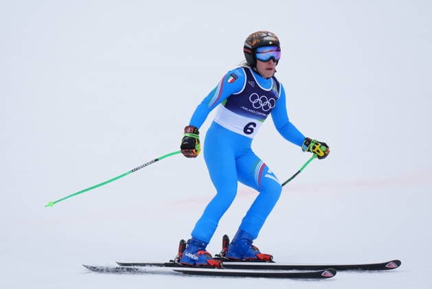 Italy s Federica Brignone during an alpine ski, women s super-G race, at the 2026 Winter Olympics, in Cortina d Ampezzo, Italy, Thursday, Feb. 12, 2026 (Photo Spada LaPresse)  Copyright: xSpada LaPressex