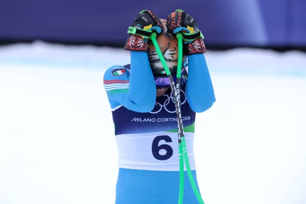 Federica Brignone (ITA) during the Olympic Winter games, Winterspiele,Spiele, Summer games Milano-Cortina 2026, Alpine Skiing Women s Super-G on February 12, 2026 at Tofane Alpine Skiing Centre in Cortina D Ampezzo  Copyright: xLucianoxMariaxBisi IPAxSportx xipa-agency.netx xx IPA_71362971 IPA_Agency_IPA71362971