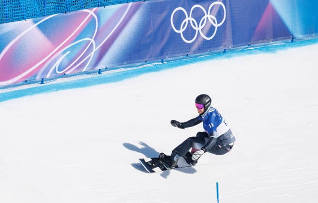 OLYMPICS - Winter Olympic Games, Olympische Spiele, Olympia, OS Milano Cortina 2026 LIVIGNO,ITALY,12.FEB.26 - OLYMPICS, SNOWBOARD - Winter Olympic Games Milano Cortina 2026, Snowboard Cross, men, qualification. Image shows Alessandro Haemmerle (AUT).  GEPAxpictures xHaraldxSteiner