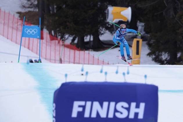 GIOCHI OLIMPICI - Olimpiadi Invernali Milano-Cortina 2026 - Alpine Skiing Women s Super-G Federica Brignone (ITA) during the Olympic Winter games, Winterspiele,Spiele, Summer games Milano-Cortina 2026, Alpine Skiing Women s Super-G on February 12, 2026 at Tofane Alpine Skiing Centre in Cortina D Ampezzo Cortina D Ampezzo Italy  Copyright: xIPAxSport ABACAx