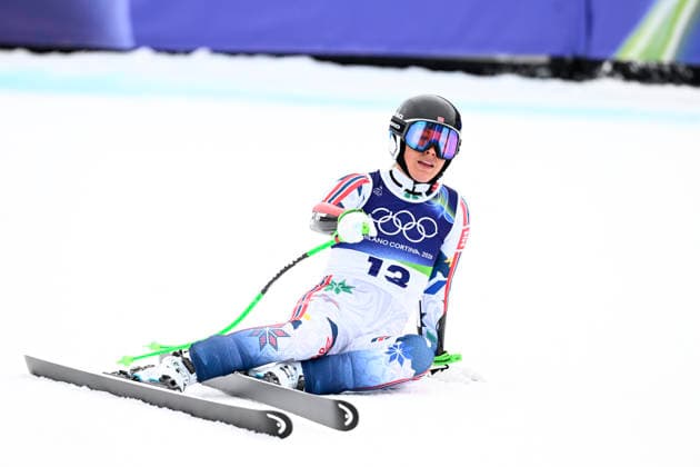 Cortina, ITALY 20260212 Kajsa Vickhoff Lie, Norway, during the women s Super-G in Cortina during the Winter Olympics in Milan Cortina, Italy. *** The image is included in the SPORTS PACKAGE. For others PAYMENT IMAGE *** Cortina ITALY x10050x *** Cortina, ITALY 20260212 Kajsa Vickhoff Lie, Norway, during the women s Super G in Cortina during the Winter Olympics in Milan Cortina, Italy The image is included in the SPORTS PACKAGE For others PAYMENT IMAGE Cortina ITALY x10050x  Copyright: xPontusxLundahl TTx 2026 OLYMPIC SKIING WOMEN S SUPER-G