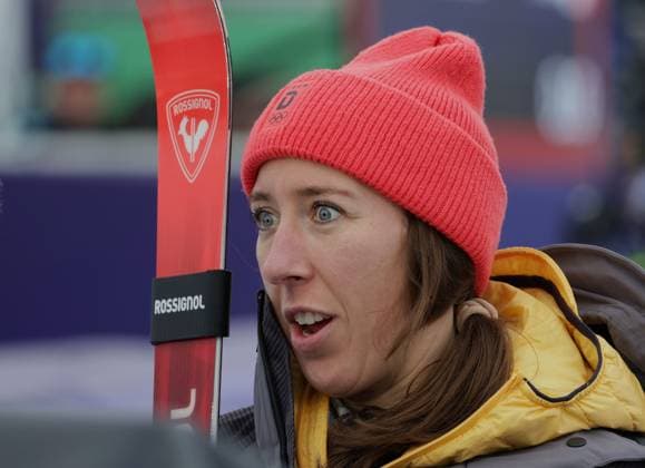 Fassungslos . . . Kira WEIDLE-WINKELMANN (GER, SC Starnberg). Ski Alpin, Super G der Frauen. Olympische Winterspiele 2026. 12.2.2026, in Tofane Alpin Ski Center, Cortina, Italien. Quelle Copyright Credit : Oryk HAIST *** Stunned Kira WEIDLE WINKELMANN GER, SC Starnberg Alpine Skiing, Womens Super G Olympic Winter Games 2026 12 2 2026, in Tofane Alpine Ski Center, Cortina, Italy Source Copyright Credit Oryk HAIST xOLY-LL-ALP06x