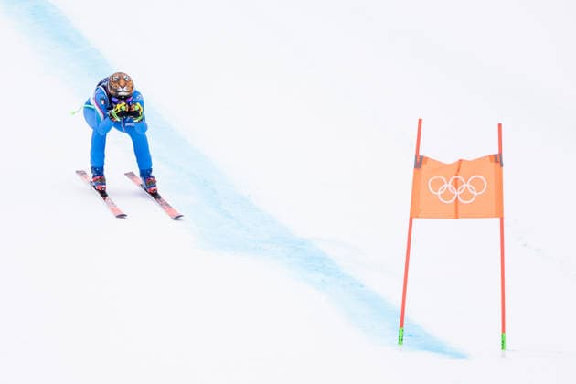 TOFANE, ITALY - FEBRUARY 12: Federica Brignone (Italy) during the Alpine Skiing Women s Super-G at the Milano Cortina 2026 Olympics at Tofane Alpine Skiing Centre on day 6 of the Milano Cortina 2026 Olympics on February 12, 2026 in Tofane, Italy. Editorial use only. Italy Copyright: xSteffiexWunderlx