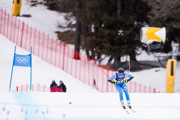 TOFANE, ITALY - FEBRUARY 12: Laura Pirovano (Italy) during the Alpine Skiing Women s Super-G at the Milano Cortina 2026 Olympics at Tofane Alpine Skiing Centre on day 6 of the Milano Cortina 2026 Olympics on February 12, 2026 in Tofane, Italy. Editorial use only. Italy Copyright: xSteffiexWunderlx