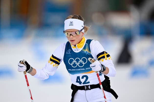 VAL DI FIEMME, ITALIEN 20260212 Frida Karlsson värmer upp inför damernas 10 km fristil under vinter-OS i Val di Fiemme, Italien. *** Bilden ingar i SPORTPAKET. För övriga BETALBILD *** VAL DI FIEMME ITALIEN x10430x *** VAL DI FIEMME, ITALY 20260212 Frida Karlsson warms up for the womens 10 km freestyle during the Winter Olympics in Val di Fiemme, Italy Picture in SPORTPAKET For others PAYPICTURE VAL DI FIEMME ITALY x10430x  Copyright: xChristinexOlsson TTx OS 2026 SKIDOR 10 KM FRISTIL DAM