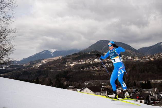 260212 Maria Gismondi of Italy competes in the women s 10km free technique individual start cross-country skiing race during day 6 of the 2026 Winter Olympics on February 12, 2026 in Val di Fiemme. Photo: Maxim Thore BILDBYRAN kod MT MT0975 skidor cross-country skiing langrenn Olympic Games, Olympische Spiele, Olympia, OS olympics winter olympics os ol olympiska spel vinter-os olympiske leker milano cortina 2026 milan cortina 2026 milano cortina 2026 olympic games milano cortina 2026 winter olympic games milano cortina-os milano cortina-ol vinter-ol 6 bbeng individuell start 10 km *** 260212 Maria Gismondi of Italy competes in the women s 10km free technique individual start cross country skiing race during day 6 of the 2026 Winter Olympics on February 12, 2026 in Val di Fiemme Photo Maxim Thore BILDBYRAN kod MT MT0975 skidor cross country skiing langrenn olympic games olympics winter olympics os ol olympiska spel vinter os olympiske leker milano cortina 2026 milan cortina 2026 milano cortina 2026 olympic games milano cortina 2026 winter olympic games milano cortina os milano cortina ol vinter ol 6 bbeng individuell start 10 km  Copyright: MAXIMxTHORE BB260212MT012