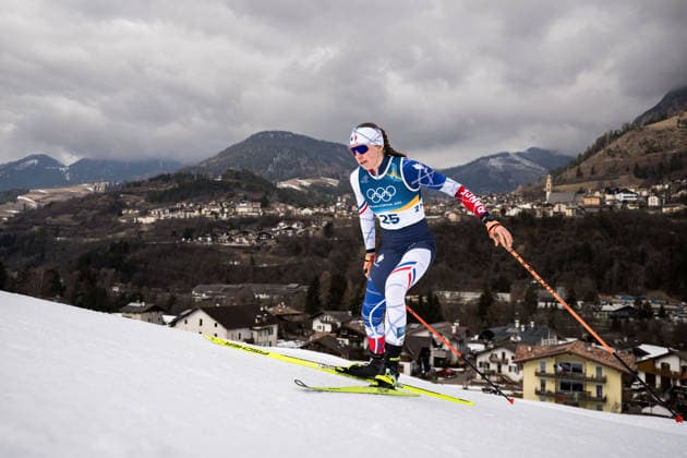 260212 Leonie Perry of France competes in the women s 10km free technique individual start cross-country skiing race during day 6 of the 2026 Winter Olympics on February 12, 2026 in Val di Fiemme. Photo: Maxim Thore BILDBYRAN kod MT MT0975 skidor cross-country skiing langrenn Olympic Games, Olympische Spiele, Olympia, OS olympics winter olympics os ol olympiska spel vinter-os olympiske leker milano cortina 2026 milan cortina 2026 milano cortina 2026 olympic games milano cortina 2026 winter olympic games milano cortina-os milano cortina-ol vinter-ol 6 bbeng individuell start 10 km *** 260212 Leonie Perry of France competes in the women s 10km free technique individual start cross country skiing race during day 6 of the 2026 Winter Olympics on February 12, 2026 in Val di Fiemme Photo Maxim Thore BILDBYRAN kod MT MT0975 skidor cross country skiing langrenn olympic games olympics winter olympics os ol olympiska spel vinter os olympiske leker milano cortina 2026 milan cortina 2026 milano cortina 2026 olympic games milano cortina 2026 winter olympic games milano cortina os milano cortina ol vinter ol 6 bbeng individuell start 10 km  Copyright: MAXIMxTHORE BB260212MT015