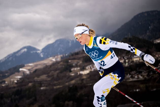 260212 Frida Karlsson of Sweden competes in the women s 10km free technique individual start cross-country skiing race during day 6 of the 2026 Winter Olympics on February 12, 2026 in Val di Fiemme. Photo: Maxim Thore BILDBYRAN kod MT MT0975 skidor cross-country skiing langrenn Olympic Games, Olympische Spiele, Olympia, OS olympics winter olympics os ol olympiska spel vinter-os olympiske leker milano cortina 2026 milan cortina 2026 milano cortina 2026 olympic games milano cortina 2026 winter olympic games milano cortina-os milano cortina-ol vinter-ol 6 bbeng individuell start 10 km Sweden sverige *** 260212 Frida Karlsson of Sweden competes in the women s 10km free technique individual start cross country skiing race during day 6 of the 2026 Winter Olympics on February 12, 2026 in Val di Fiemme Photo Maxim Thore BILDBYRAN kod MT MT0975 skidor cross country skiing langrenn olympic games olympics winter olympics os ol olympiska spel vinter os olympiske leker milano cortina 2026 milan cortina 2026 milano cortina 2026 olympic games milano cortina 2026 winter olympic games milano cortina os milano cortina ol vinter ol 6 bbeng individuell start 10 km Sweden sverige  Copyright: MAXIMxTHORE BB260212MT031