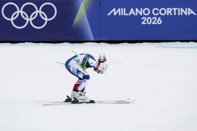 XXV Winter Olympic Games, Olympische Spiele, Olympia, OS in Cortina d Ampezzo, Italy, on February 12, 2026. Alpine Skiing Women s Super-G. Alena Labastova from Czech Republic. (CTKxPhoto OndrejxDeml) CTKPhotoP2026021205653  CTKPhotoP2026021205653