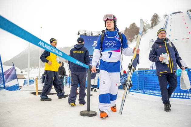 260212 Walter Wallberg of Sweden after men™s freestyle skiing moguls qualification final day 6 of the 2026 Winter Olympics on February 12, 2026 in Livigno. Photo: Vegard Grott BILDBYRAN kod VG VG0870 bbeng Olympic Games, Olympische Spiele, Olympia, OS olympics winter olympics os ol olympiska spel vinter-os olympiske leker milano cortina 2026 milan cortina 2026 milano cortina 2026 olympic games milano cortina 2026 winter olympic games milano cortina-os milano cortina-ol vinter-ol freeskiing freeski freestyle friski moguls puckelpist kulekjoring finale final sverige sweden *** 260212 Walter Wallberg of Sweden after men™s freestyle skiing moguls qualification final day 6 of the 2026 Winter Olympics on February 12, 2026 in Livigno Photo Vegard Grott BILDBYRAN kod VG VG0870 bbeng olympic games olympics winter olympics os ol olympiska spel vinter os olympiske leker milano cortina 2026 milan cortina 2026 milano cortina 2026 olympic games milano cortina 2026 winter olympic games milano cortina os milano cortina ol vinter ol freeskiing freeski freestyle friski moguls puckelpist kulekjoring finale final sverige sweden  Copyright: VEGARDxGRoTT BB260212VG038