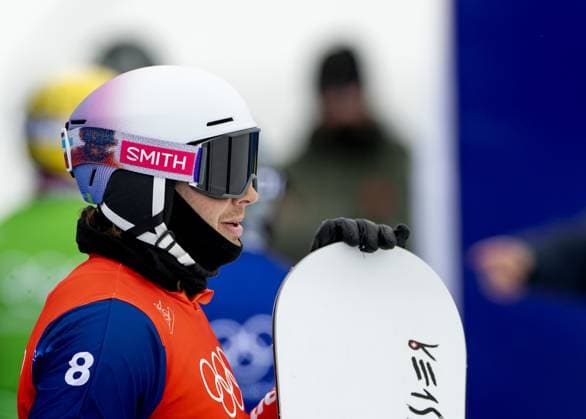 LIVIGNO - Snowboarder Glenn de Blois during the round of 16 of the cross-country event at the Milan Winter Olympics. IRIS VAN DEN BROEK ANP xVIxANPxSportx xxANPxIVx 550449352 originalFilename: 550449352.jpg