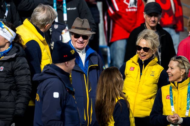 260212 King Carl XVI Gustaf of Sweden in the stands at the women s 10km free technique individual start cross-country skiing race during day 6 of the 2026 Winter Olympics on February 12, 2026 in Val di Fiemme. Photo: Maxim Thore BILDBYRAN kod MT MT0975 skidor cross-country skiing langrenn Olympic Games, Olympische Spiele, Olympia, OS olympics winter olympics os ol olympiska spel vinter-os olympiske leker milano cortina 2026 milan cortina 2026 milano cortina 2026 olympic games milano cortina 2026 winter olympic games milano cortina-os milano cortina-ol vinter-ol 6 bbeng individuell start 10 km *** 260212 King Carl XVI Gustaf of Sweden in the stands at the women s 10km free technique individual start cross country skiing race during day 6 of the 2026 Winter Olympics on February 12, 2026 in Val di Fiemme Photo Maxim Thore BILDBYRAN kod MT MT0975 skidor cross country skiing langrenn olympic games olympics winter olympics os ol olympiska spel vinter os olympiske leker milano cortina 2026 milan cortina 2026 milano cortina 2026 olympic games milano cortina 2026 winter olympic games milano cortina os milano cortina ol vinter ol 6 bbeng individuell start 10 km  Copyright: MAXIMxTHORE BB260212MT088