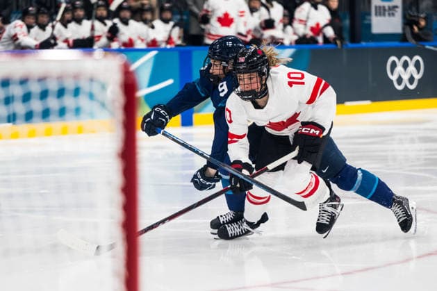 260212 Nelli Laitinen of Finland and Sarah Fillier of Canada in the women s Ice hockey, Eishockey game between Finland and Canada during day 6 of the 2026 Winter Olympics on February 12, 2026 in Milan. Photo: Emma Wallskog BILDBYRAN kod EW EW0630 ishockey ice hockey Olympic Games, Olympische Spiele, Olympia, OS olympics winter olympics os ol olympiska spel vinter-os olympiske leker milano cortina 2026 milan cortina 2026 milano cortina 2026 olympic games milano cortina 2026 winter olympic games milano cortina-os milano cortina-ol vinter-ol 6 bbeng dam kanada canada finland *** 260212 Nelli Laitinen of Finland and Sarah Fillier of Canada in the women s ice hockey game between Finland and Canada during day 6 of the 2026 Winter Olympics on February 12, 2026 in Milan Photo Emma Wallskog BILDBYRAN kod EW EW0630 ishockey ice hockey olympic games olympics winter olympics os ol olympiska spel vinter os olympiske leker milano cortina 2026 milan cortina 2026 milano cortina 2026 olympic games milano cortina 2026 winter olympic games milano cortina os milano cortina ol vinter ol 6 bbeng dam kanada canada finland  Copyright: EMMAxWALLSKOG BB260212EW061