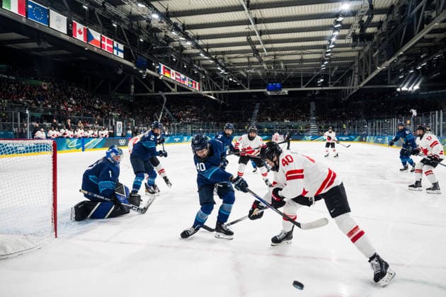 260212 Noora Tulus of Finland and Blayre Turnbull of Canada in the women s Ice hockey, Eishockey game between Finland and Canada during day 6 of the 2026 Winter Olympics on February 12, 2026 in Milan. Photo: Emma Wallskog BILDBYRAN kod EW EW0630 ishockey ice hockey Olympic Games, Olympische Spiele, Olympia, OS olympics winter olympics os ol olympiska spel vinter-os olympiske leker milano cortina 2026 milan cortina 2026 milano cortina 2026 olympic games milano cortina 2026 winter olympic games milano cortina-os milano cortina-ol vinter-ol 6 bbeng dam kanada canada finland *** 260212 Noora Tulus of Finland and Blayre Turnbull of Canada in the women s ice hockey game between Finland and Canada during day 6 of the 2026 Winter Olympics on February 12, 2026 in Milan Photo Emma Wallskog BILDBYRAN kod EW EW0630 ishockey ice hockey olympic games olympics winter olympics os ol olympiska spel vinter os olympiske leker milano cortina 2026 milan cortina 2026 milano cortina 2026 olympic games milano cortina 2026 winter olympic games milano cortina os milano cortina ol vinter ol 6 bbeng dam kanada canada finland  Copyright: EMMAxWALLSKOG BB260212EW064